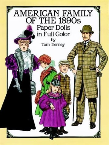 American Family of the 1890s Paper Dolls in Full Color Cover