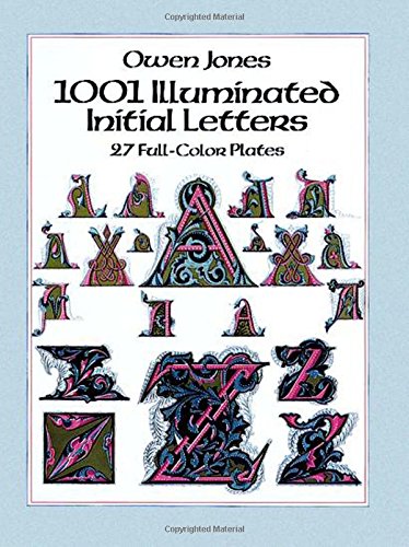 1001 illuminated initial letters. Cover