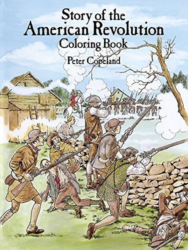 Story of the American Revolution Coloring Book Cover