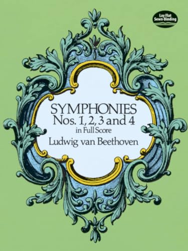 Symphonies Nos. 1, 2, 3 and 4 in Full Score Cover