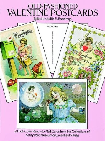 Old-Fashioned Valentine Postcards Cover