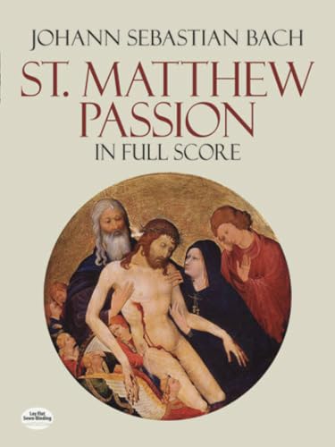 St. Matthew Passion in Full Score Cover