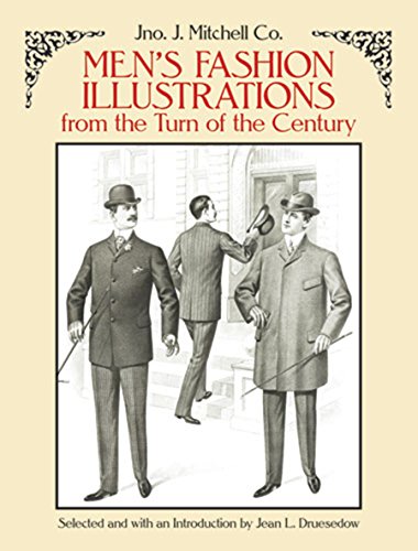 Men's fashion illustrations from the turn of the century Cover