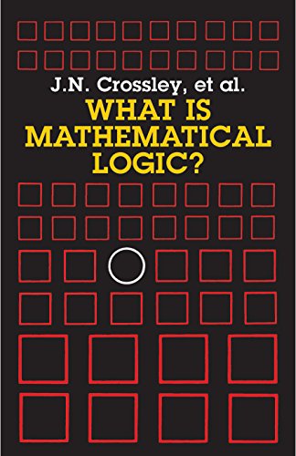 What is mathematical logic? Cover