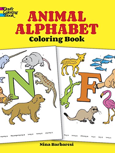 Animal Alphabet Coloring Book Cover