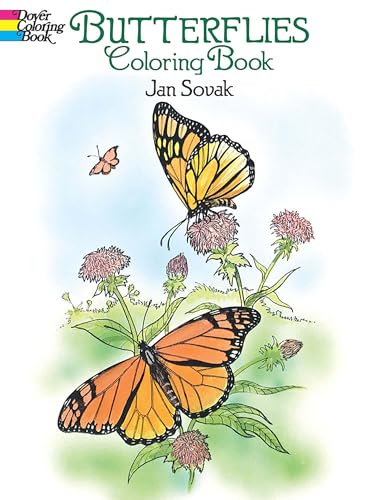 Butterflies Coloring Book Cover