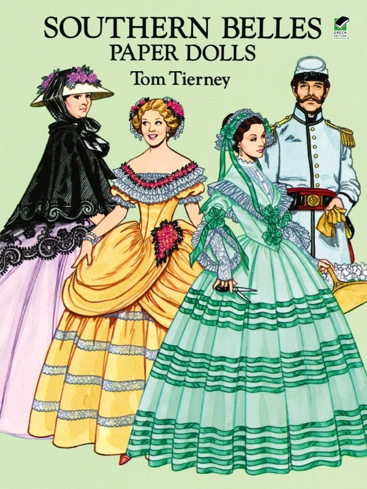 Southern Belles Paper Dolls in Full Color Cover