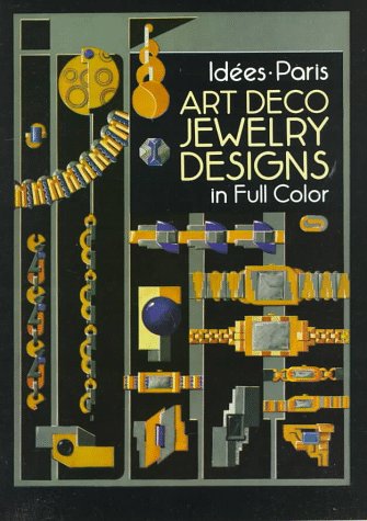 Art deco jewelry designs in full color Cover