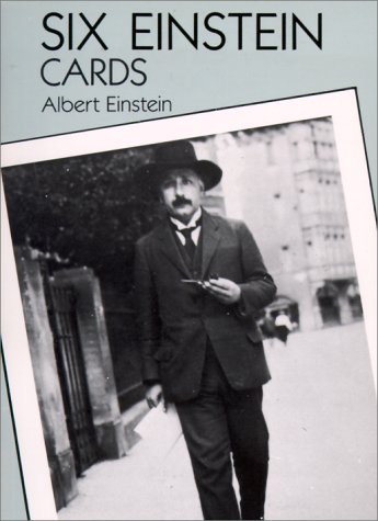 Six Einstein Cards (Small-Format Card Books) Cover