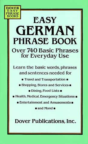 Easy German phrase book Cover