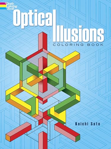 Optical Illusions Coloring Book Cover