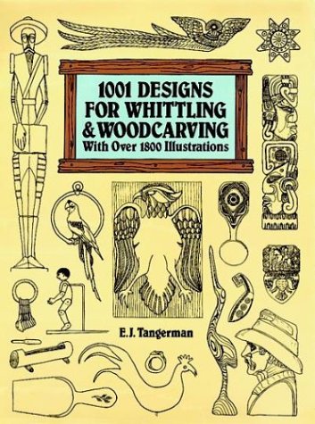 1001 designs for whittling and woodcarving Cover