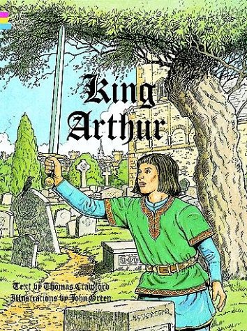 King Arthur Coloring Book Cover