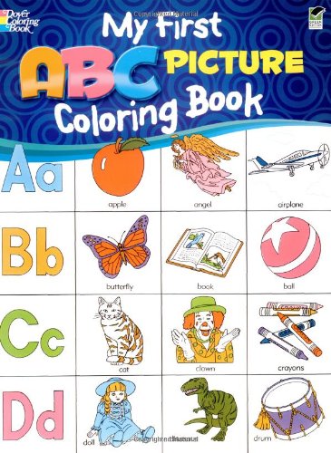 My First ABC Picture Coloring Book Cover