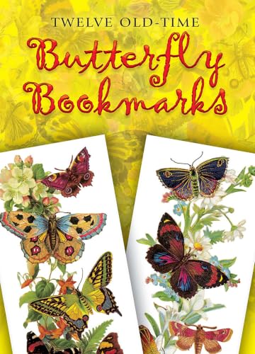 Twelve Old-Time Butterfly Bookmarks (Small-Format Bookmarks) Cover
