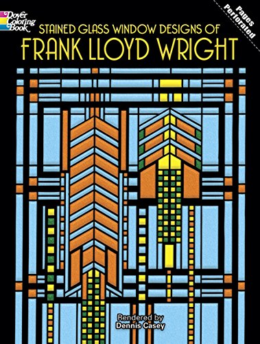 Stained Glass Window Designs of Frank Lloyd Wright Cover