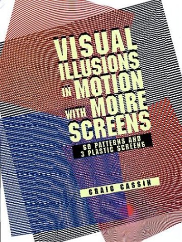 Visual illusions in motion with moiré screens Cover
