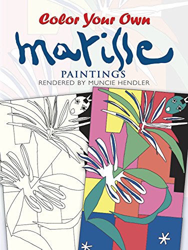 Color Your Own Matisse Paintings Cover