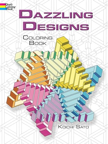 Dazzling Designs Coloring Book Cover