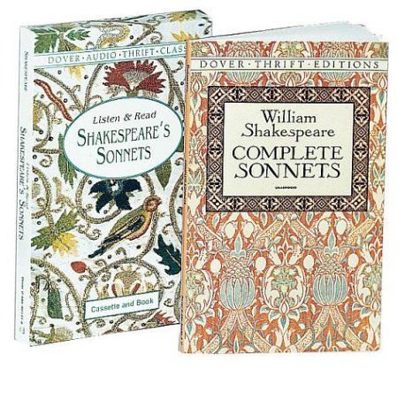 Listen & Read Shakespeare's Sonnets (Dover Audio Thrift Classics) Cover