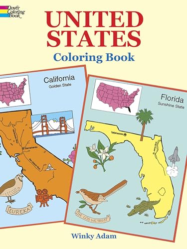 United States Coloring Book Cover