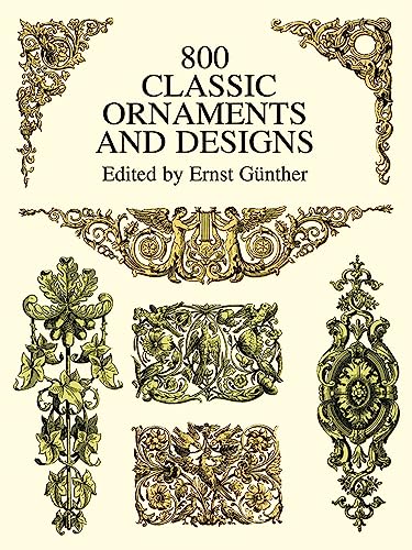 800 classic ornaments and designs Cover