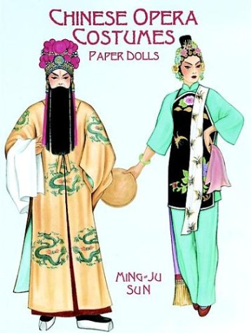 Chinese Opera Costumes Paper Dolls Cover