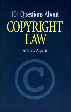 101 questions about copyright law Cover