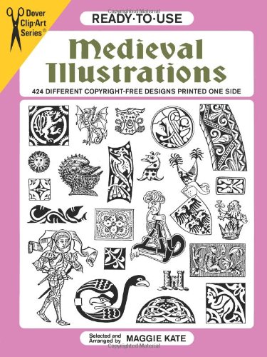 Ready-to-use medieval illustrations Cover