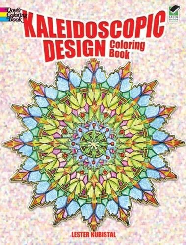 Kaleidoscopic Design Coloring Book Cover