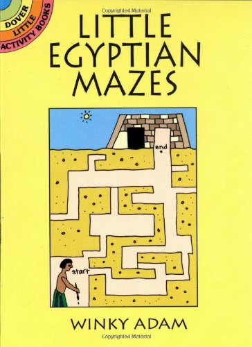 Little Egyptian Mazes (Dover Little Activity Books) Cover