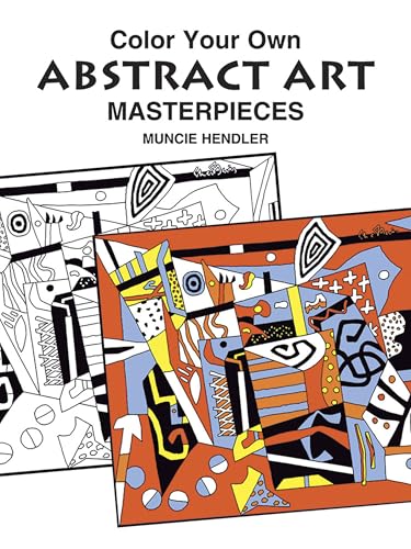Color Your Own Abstract Art Masterpieces Cover