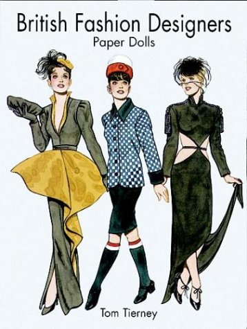 British Fashion Designers Paper Dolls Cover