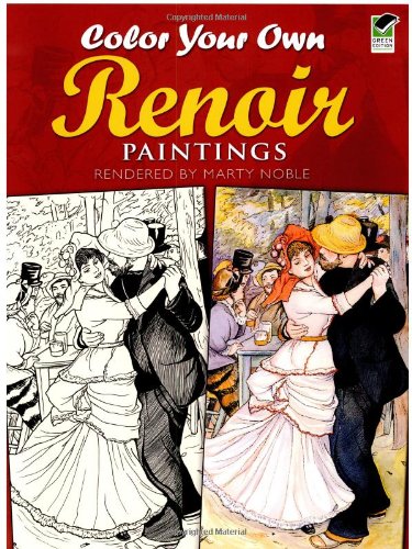 Color Your Own Renoir Paintings Cover