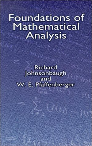 Foundations of Mathematical Analysis Cover