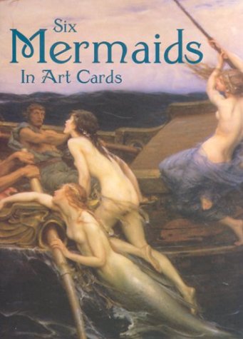 Six Mermaids in Art Cards (Small-Format Card Books) Cover