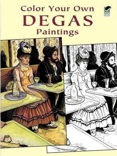 Color Your Own Degas Paintings Cover