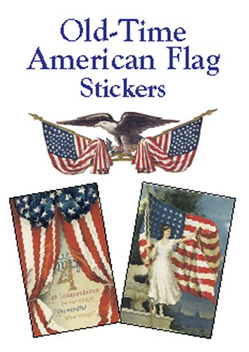 Old-Time American Flag Stickers Cover