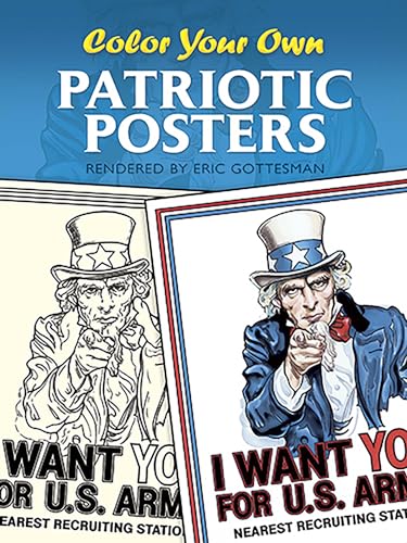 Color Your Own Patriotic Posters Cover