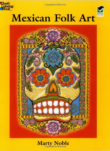 Mexican Folk Art Coloring Book Cover