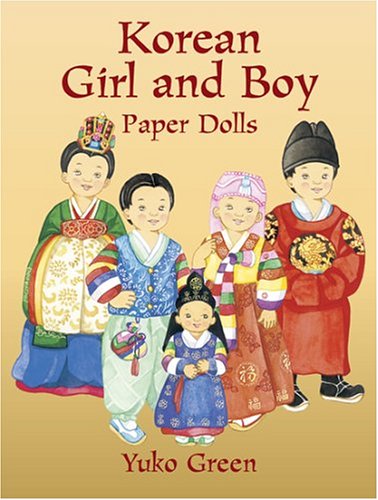 Korean Girl and Boy Paper Dolls Cover
