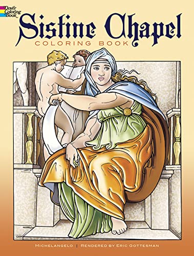Sistine Chapel Coloring Book Cover