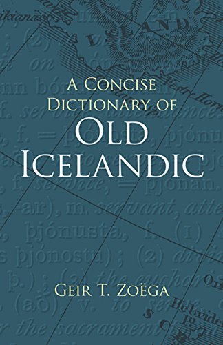A concise dictionary of Old Icelandic Cover