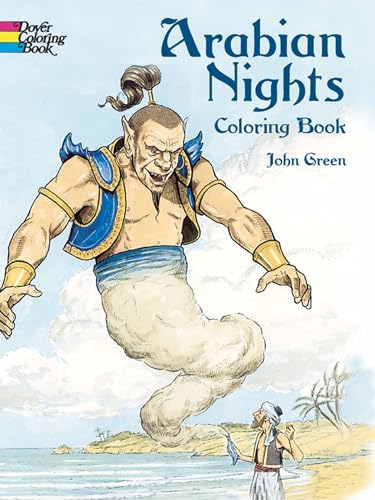 Arabian Nights Coloring Book Cover