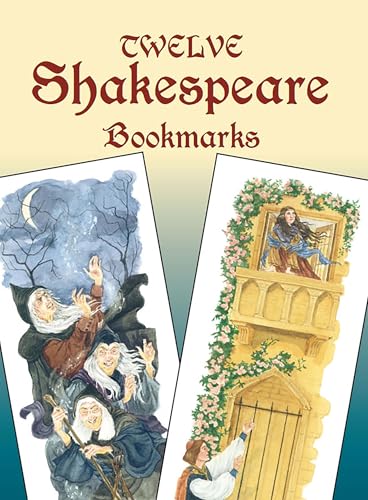 Twelve Shakespeare Bookmarks Cover