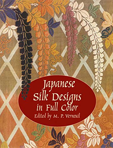 Japanese Silk Designs in Full Color Cover