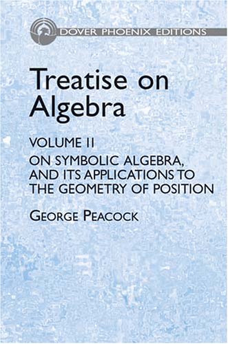 Treatise on algebra Cover