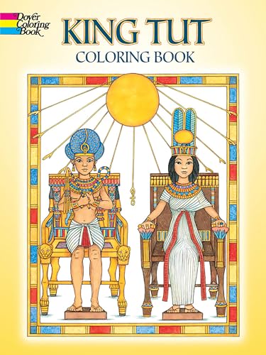 King Tut Coloring Book Cover