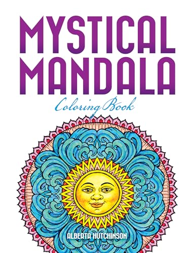 Mystical Mandala Coloring Book Cover