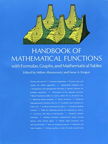 Handbook of mathematical functions with formulas, graphs, and mathematical tables Cover